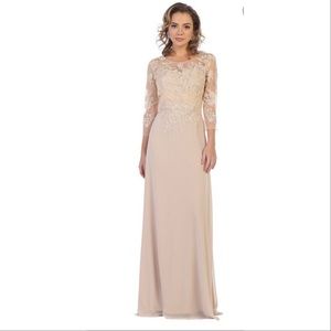 Champagne Evening Dress